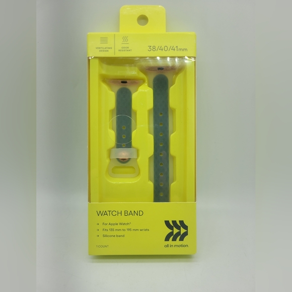 Starless Night Blue 38/40/41mm Silicone  Watch Band for Apple Watch by All-in-Mo - Picture 1 of 5